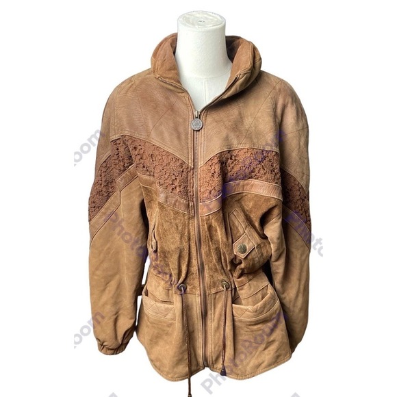 Winlit Jackets & Blazers - Winlit Western Jacket Womens Leather Small Brown Cowgirl